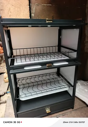 3 Layers Cover Box Dish Rack