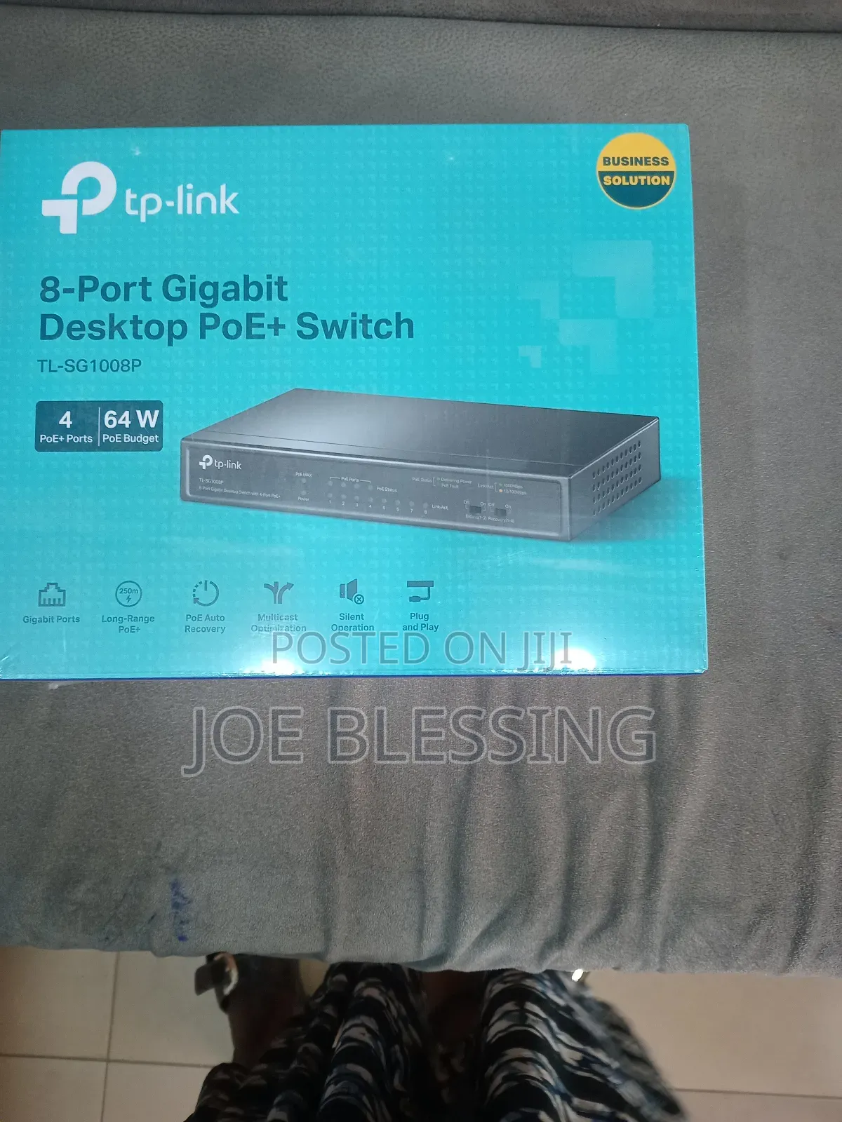 Tp_link 8port Gigabit Desktop Poe Switch