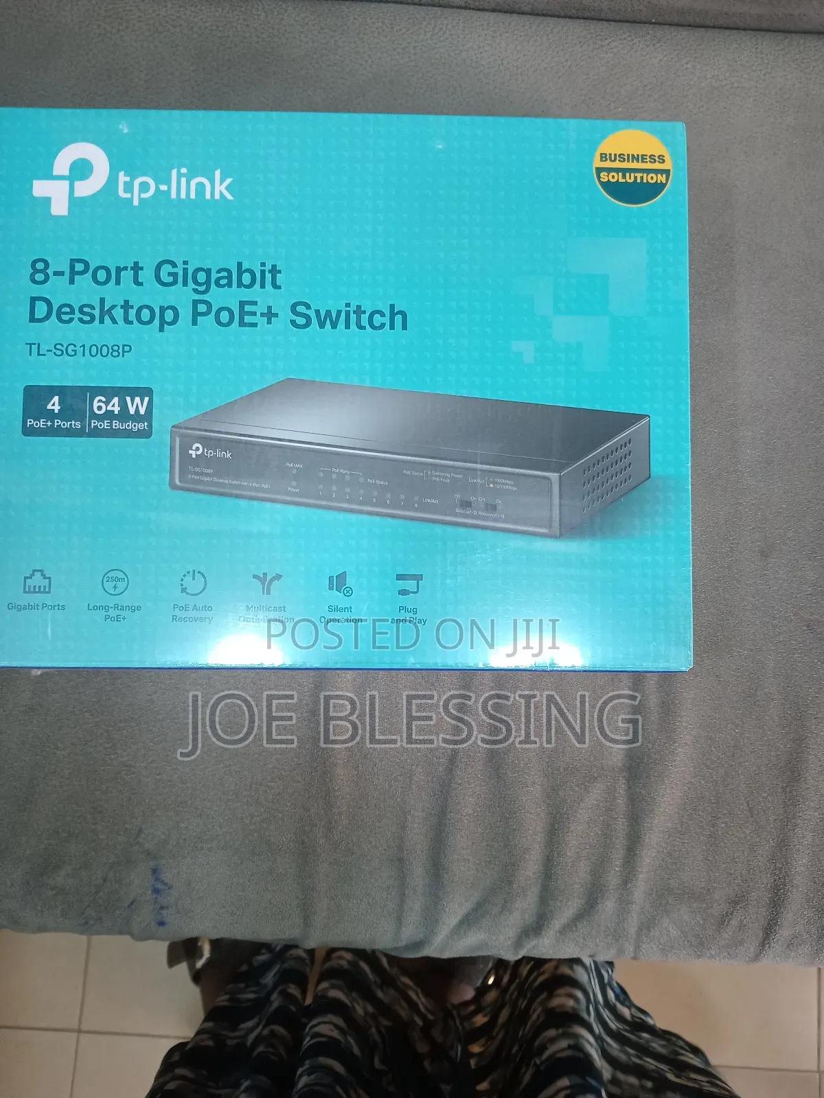 Tp_link 8port Gigabit Desktop Poe Switch