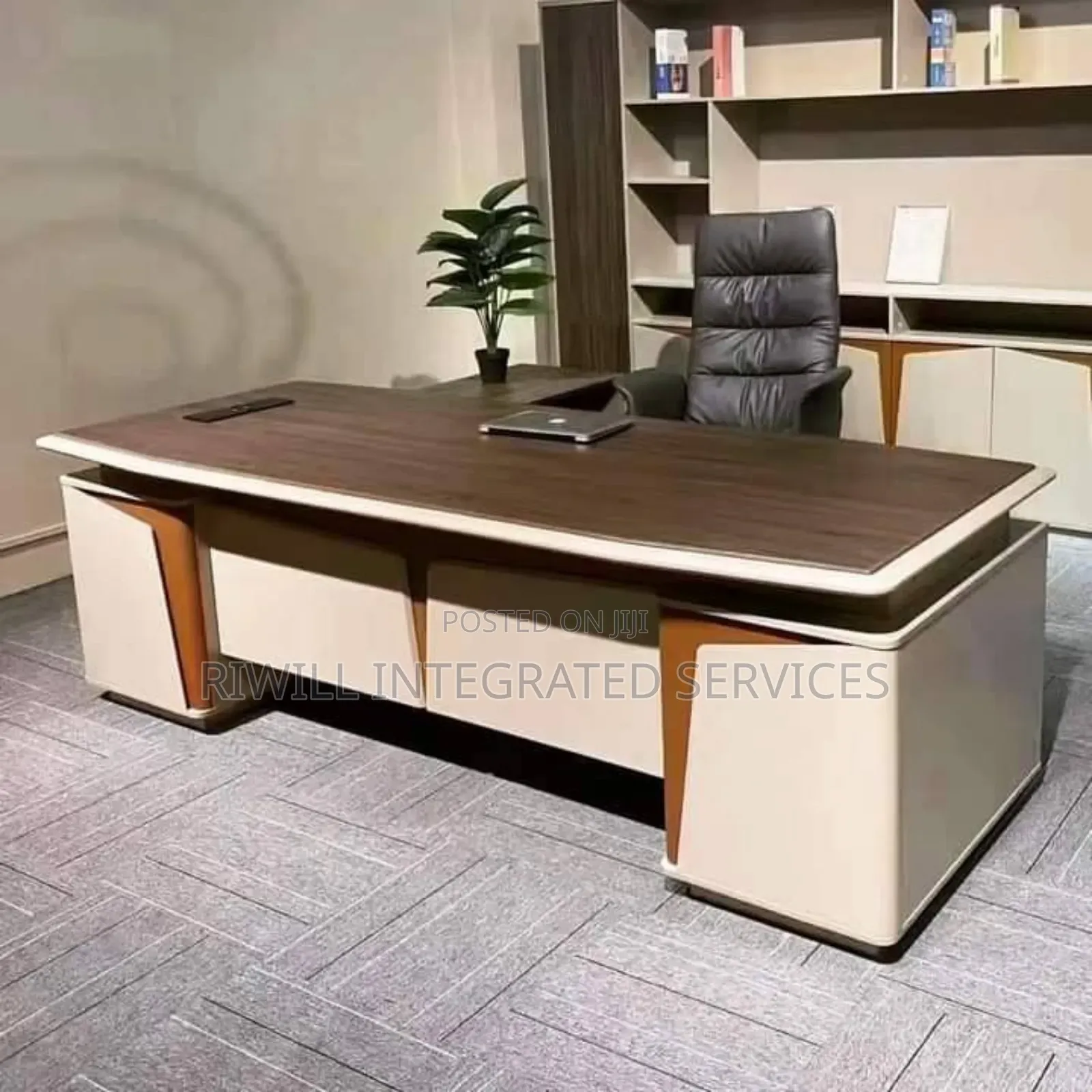 2 Meter Office Desk With Extension