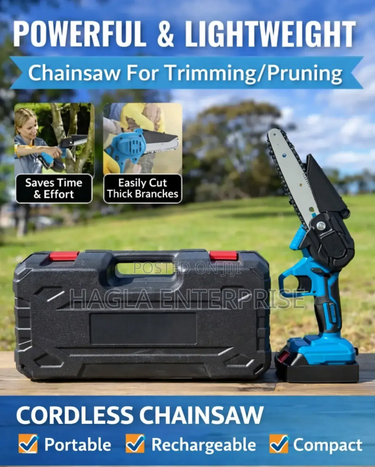 Chainsaw With Two Batteries