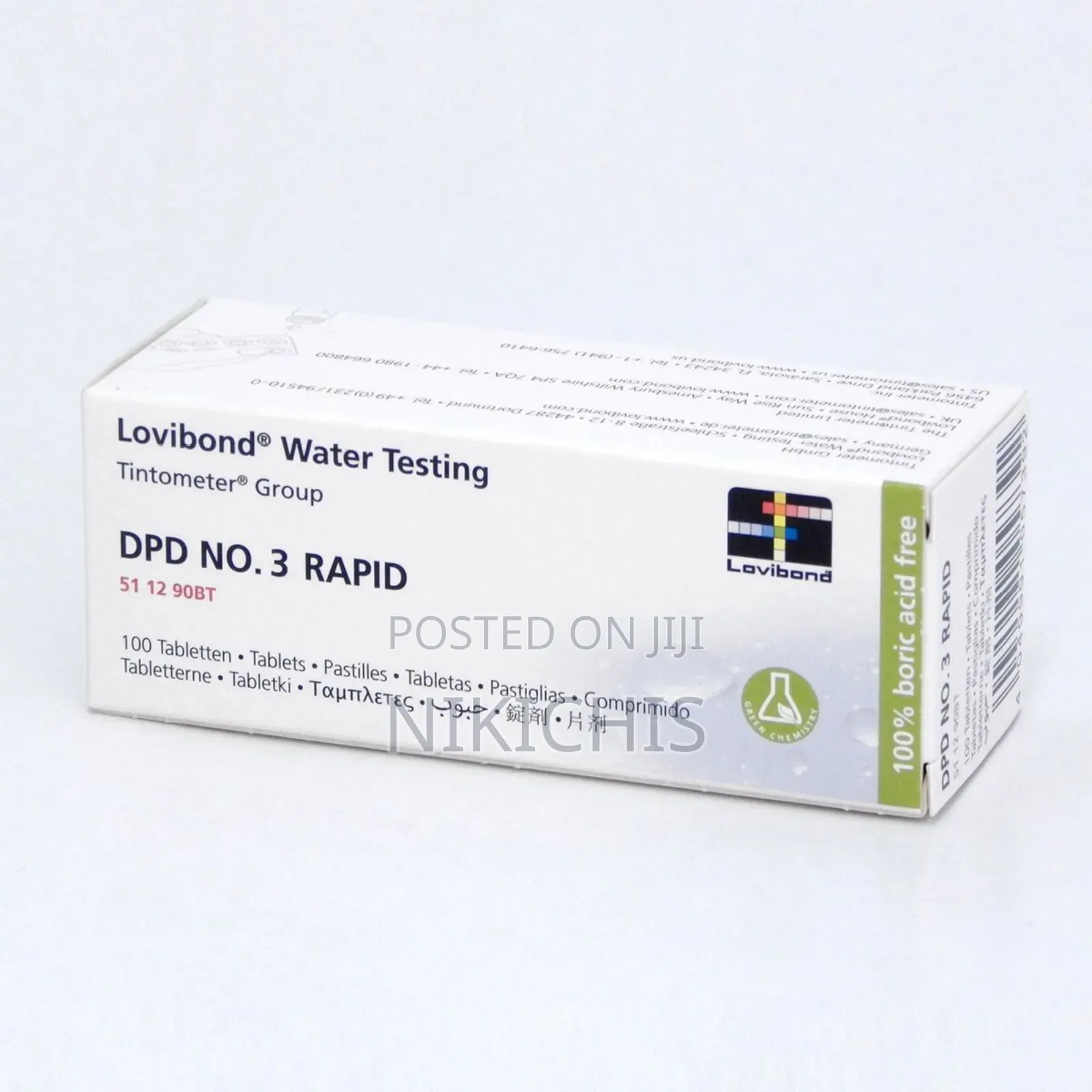 Lovibond Water Testing Dpd 3 100pk