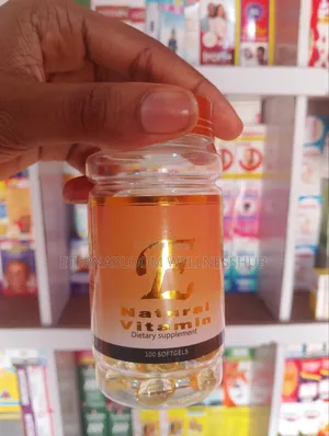 Natural Vitamin E Softgels – 100 Softgels