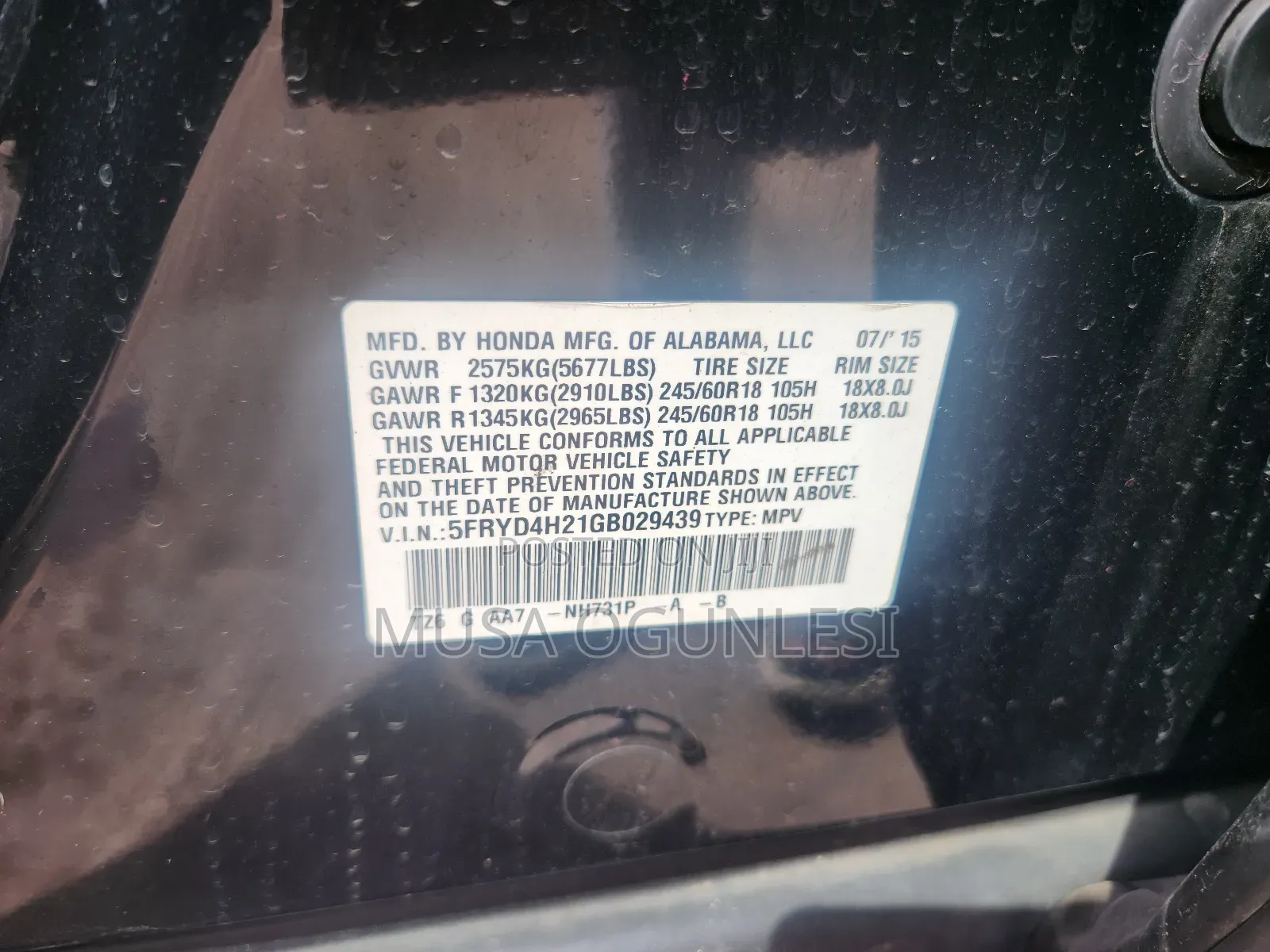 Acura MDX 2016 Gray