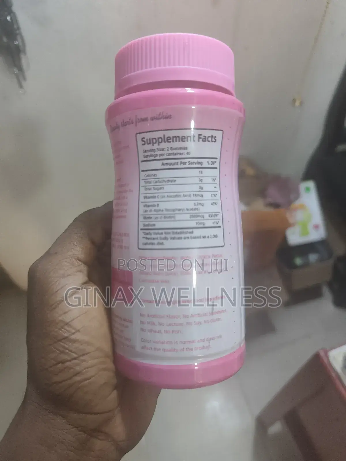Biyode Hair, Skin And Nails Gummies (80 Gummies, 2500mcg)