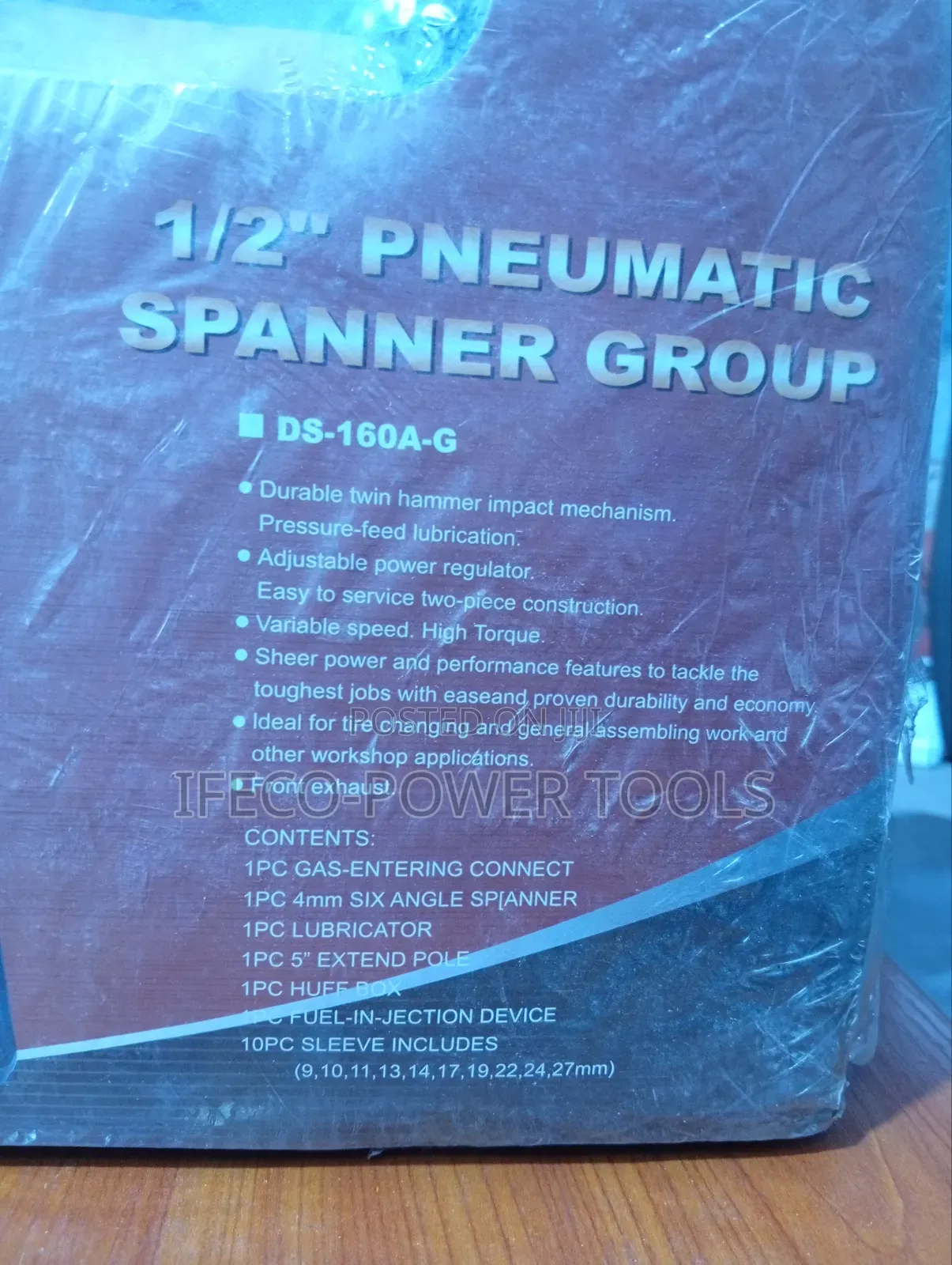 1/2" Pneumatic Impact Wrench Kit,