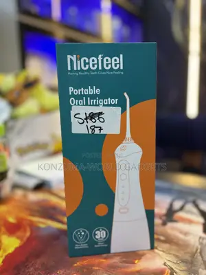 Nicefeel Portable Water Flosser Oral Irrigator – Rechargeable,