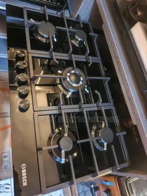 Quality Bosch Inbuilt 5 Burners Gas Cooker 90cm Glass Top Automatic