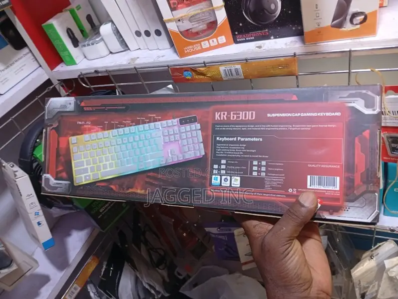 Suspension Keyboard Kr-6300 With Backlight
