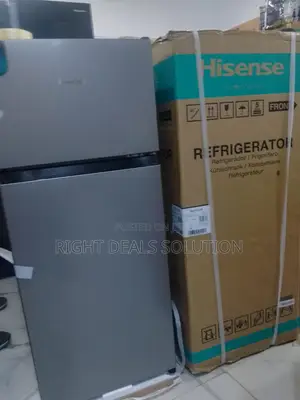 Hisense Ref 172dr 124 Liters Top-Freezer Refrigerator - Silver