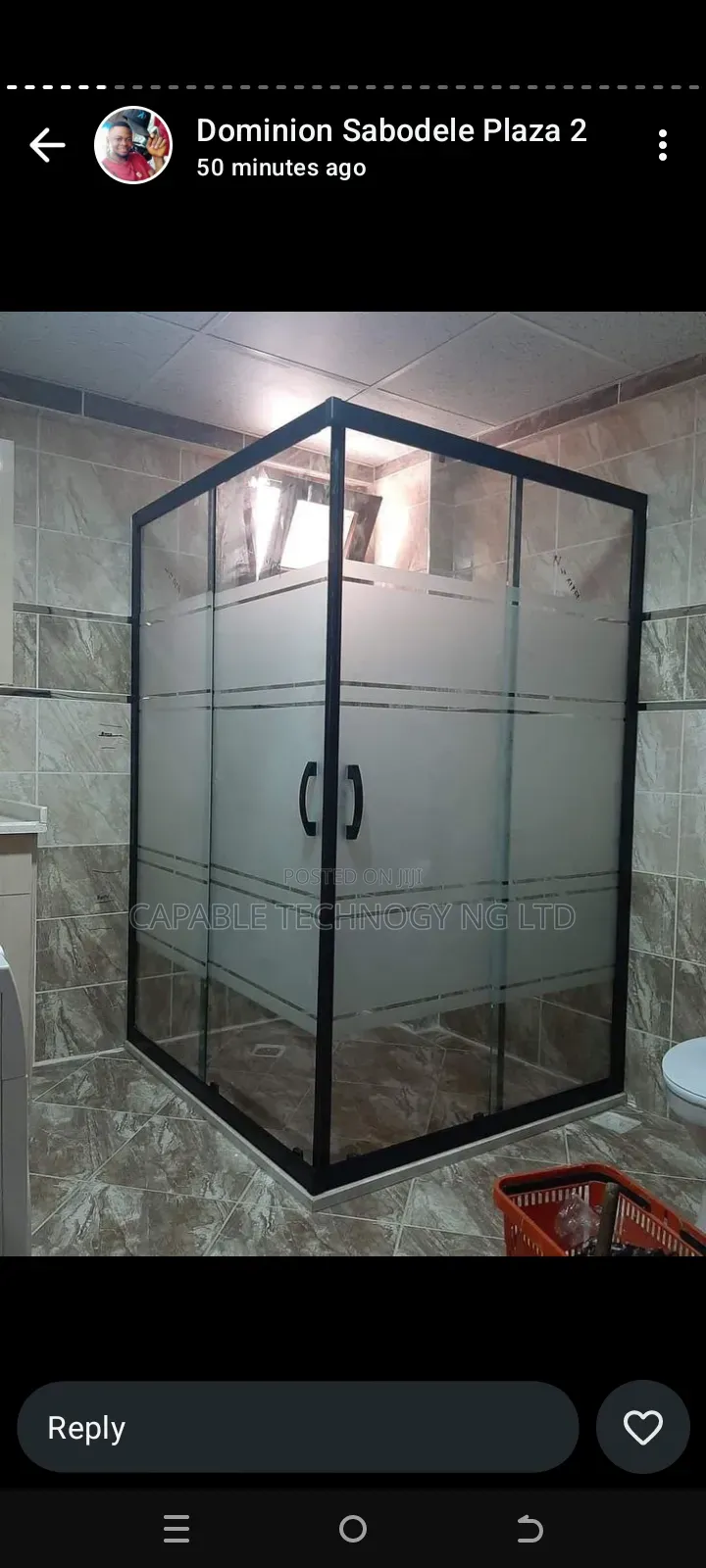 Shower Cubicle Decon