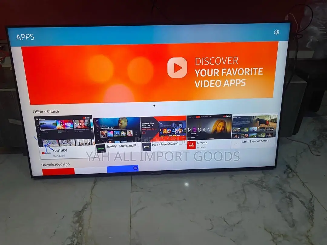 Samsung Smart Tv - Damaged Screen for Part or Repair Only