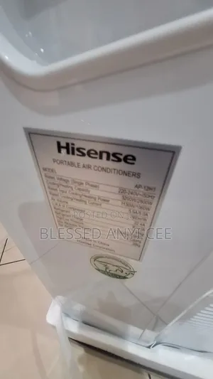 Brand New Hisense 1.5hp Mobile Air Conditioner Copper (R410a) Warranty
