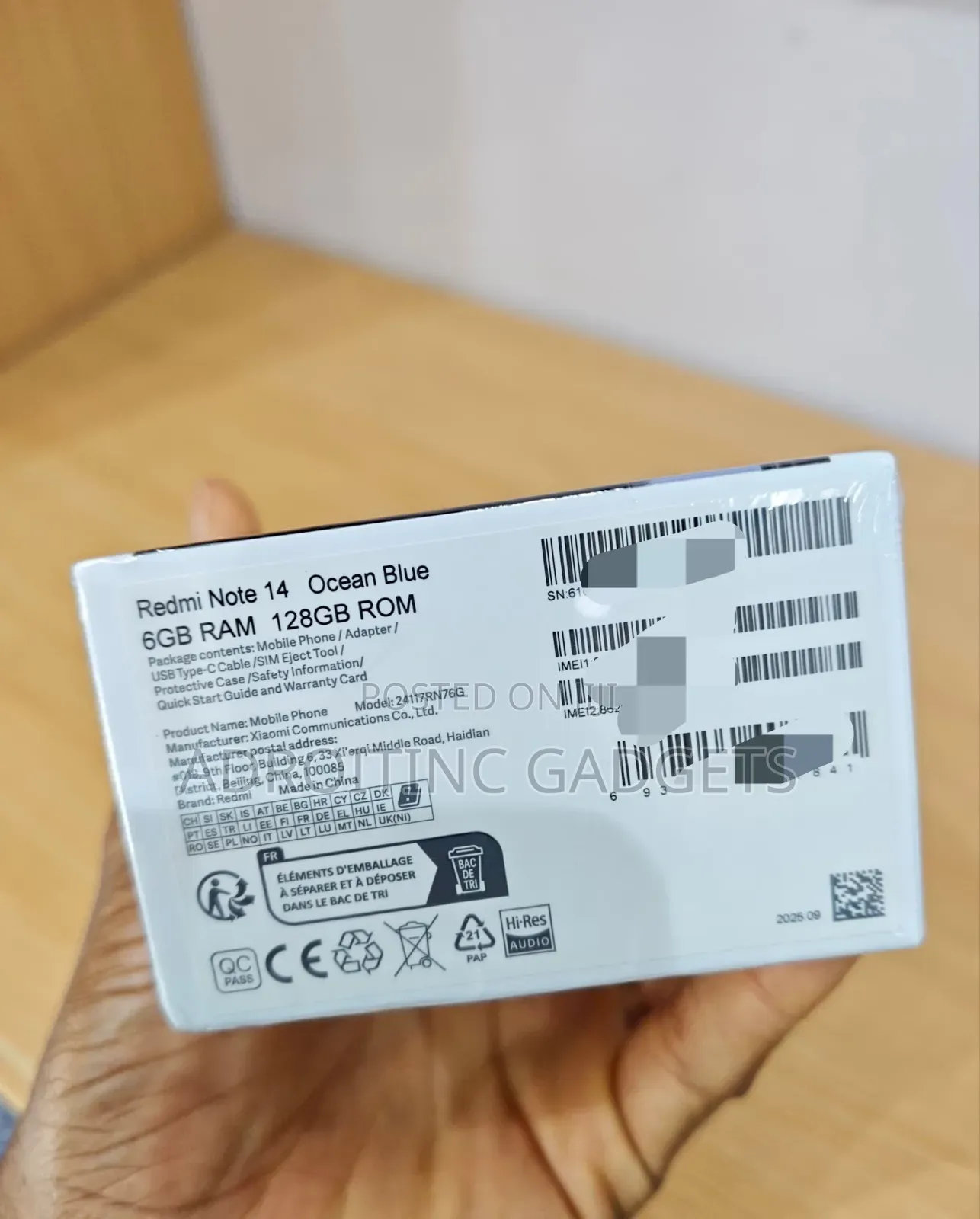 New Xiaomi Redmi Note 14 4G 128 GB Red