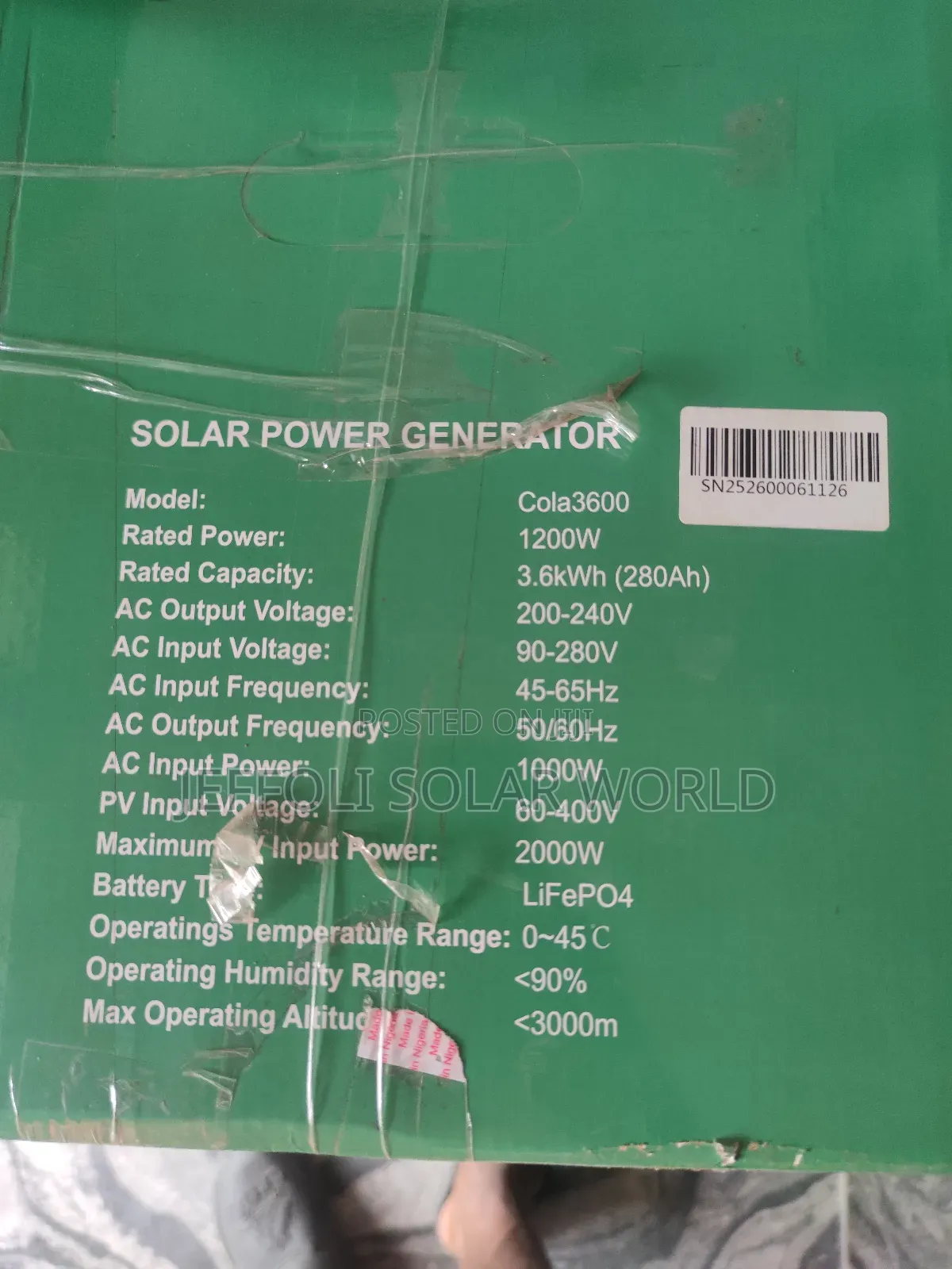 Cola Inverter