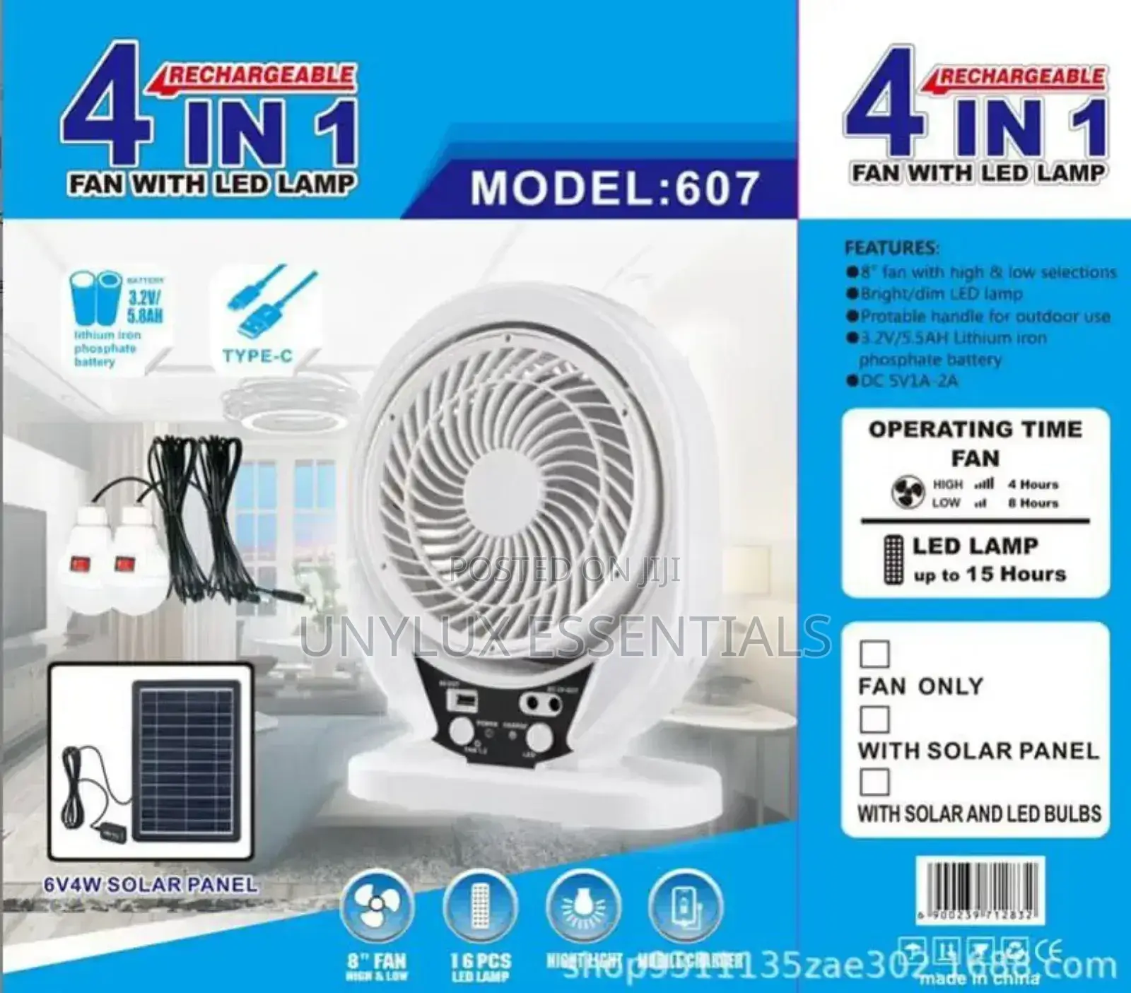 Fan With Led Light
