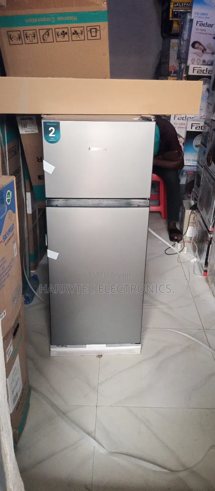 Hisense Double Doors Refrigerator With 1year Warranty