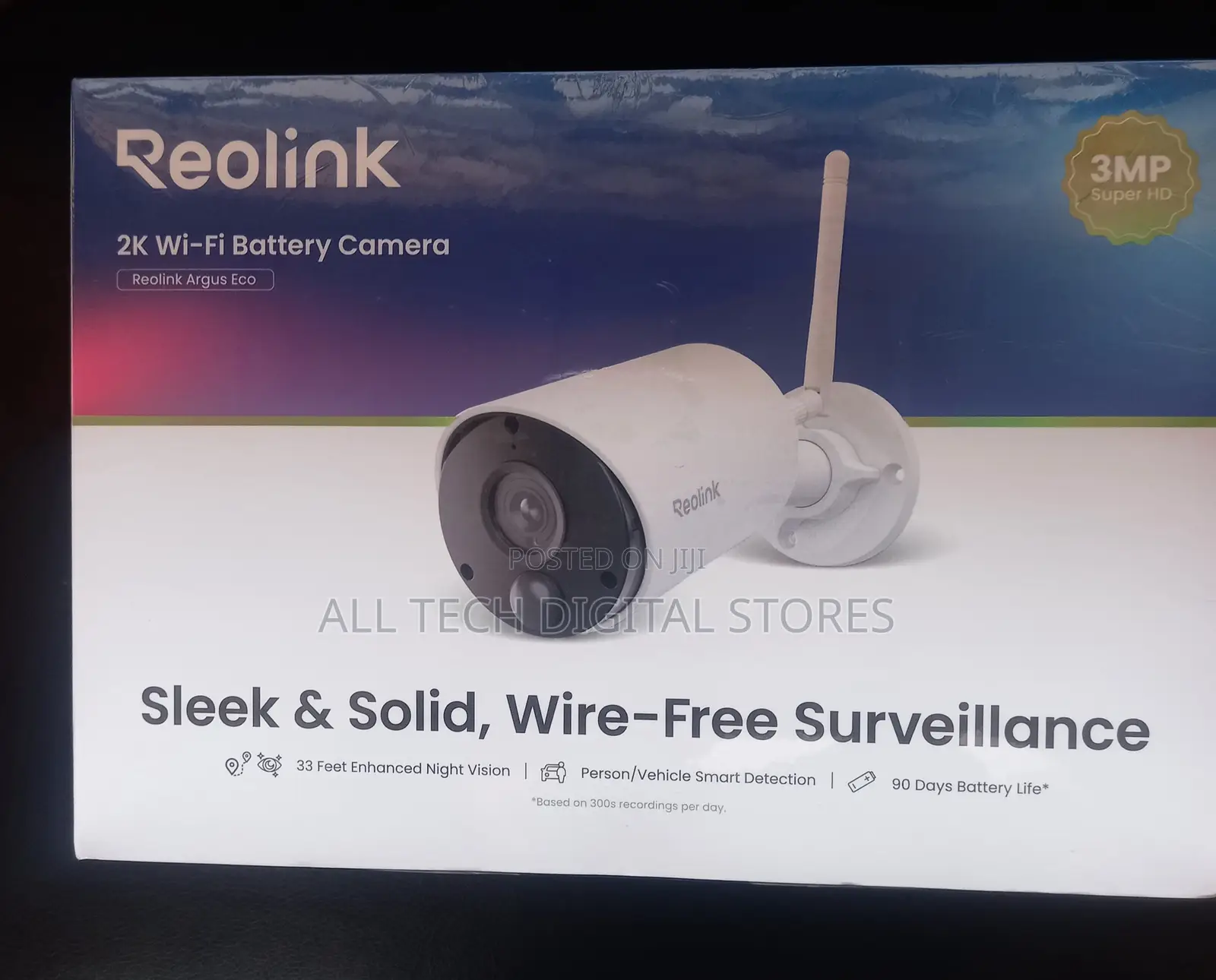 Reolink Argus Eco Wi-Fi Battery Camera