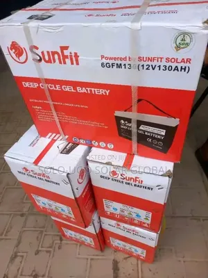 Sunfit 12v 130ah Deep Cycle Gel Batteries