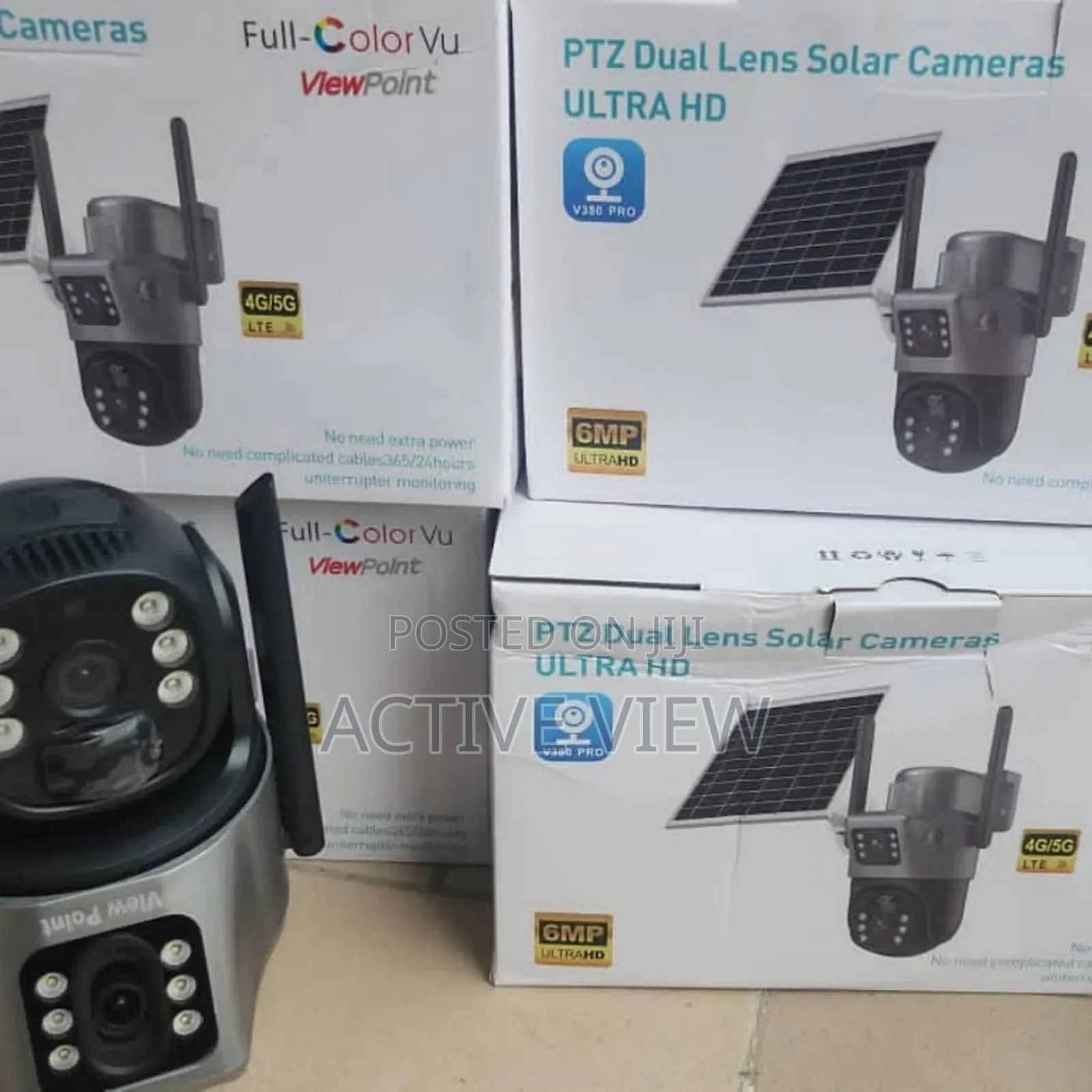 PTZ Security 4g Dual Lens CCTV Solar Camera