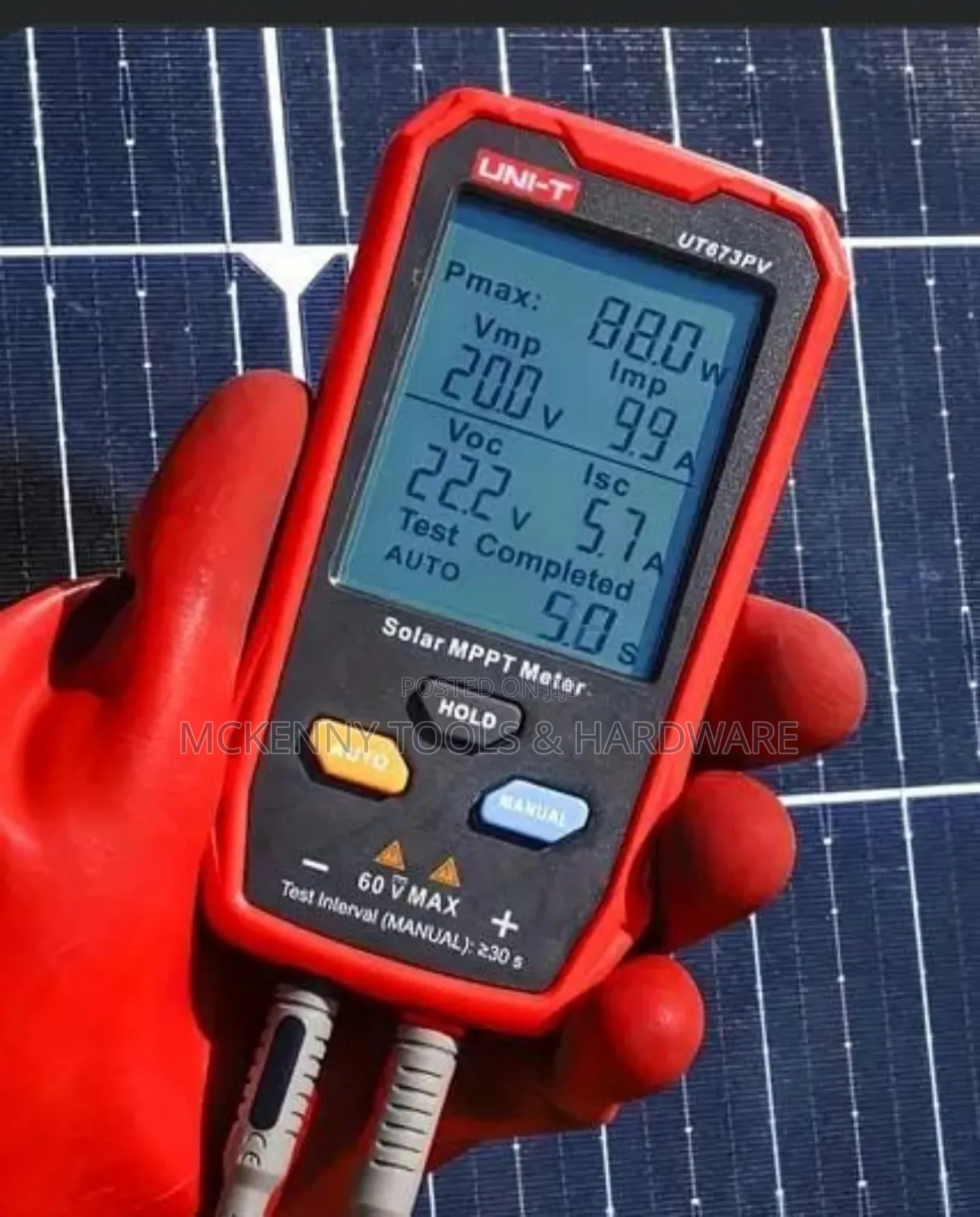 A Uni-t Ut673pv Solar Mppt Meter.