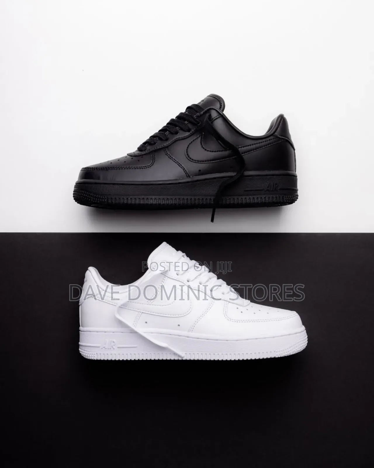 Nike Air Force 1 '07 Triple White Black (High Quality)