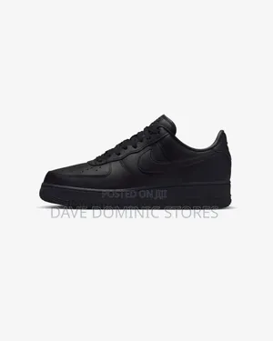 Nike Air Force 1 '07 Triple White Black (High Quality)