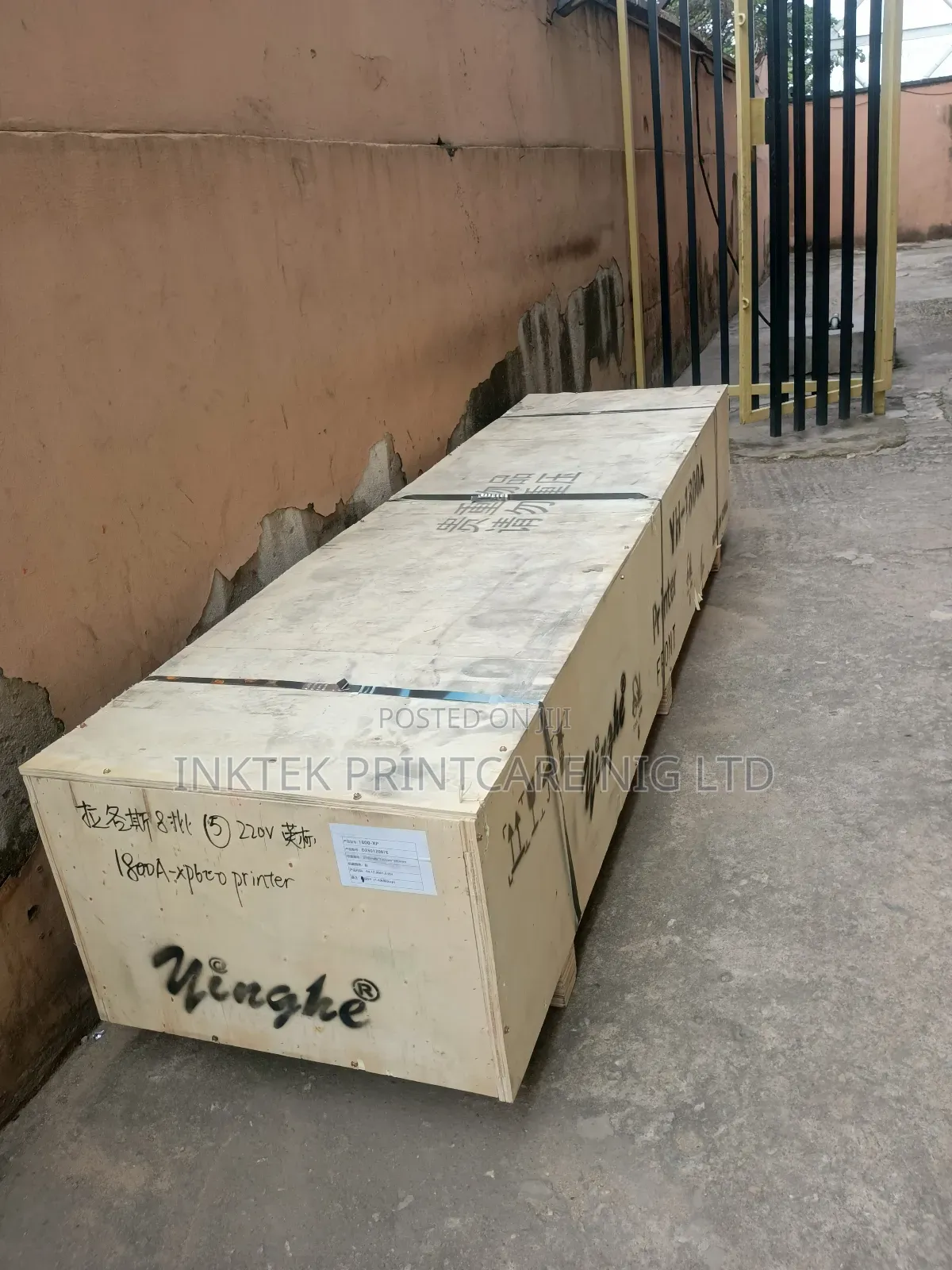 Yinghe 6feet Large Format Printer With Xp600 Print Head