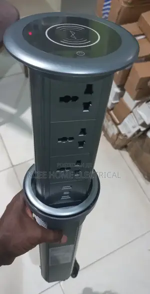 Smart Lifting Pop-Up Socket With USB, Type-C Wireless Charging