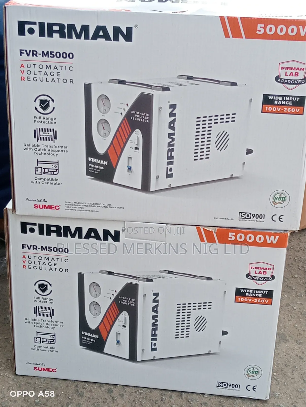Firman Stablizer 5000watts