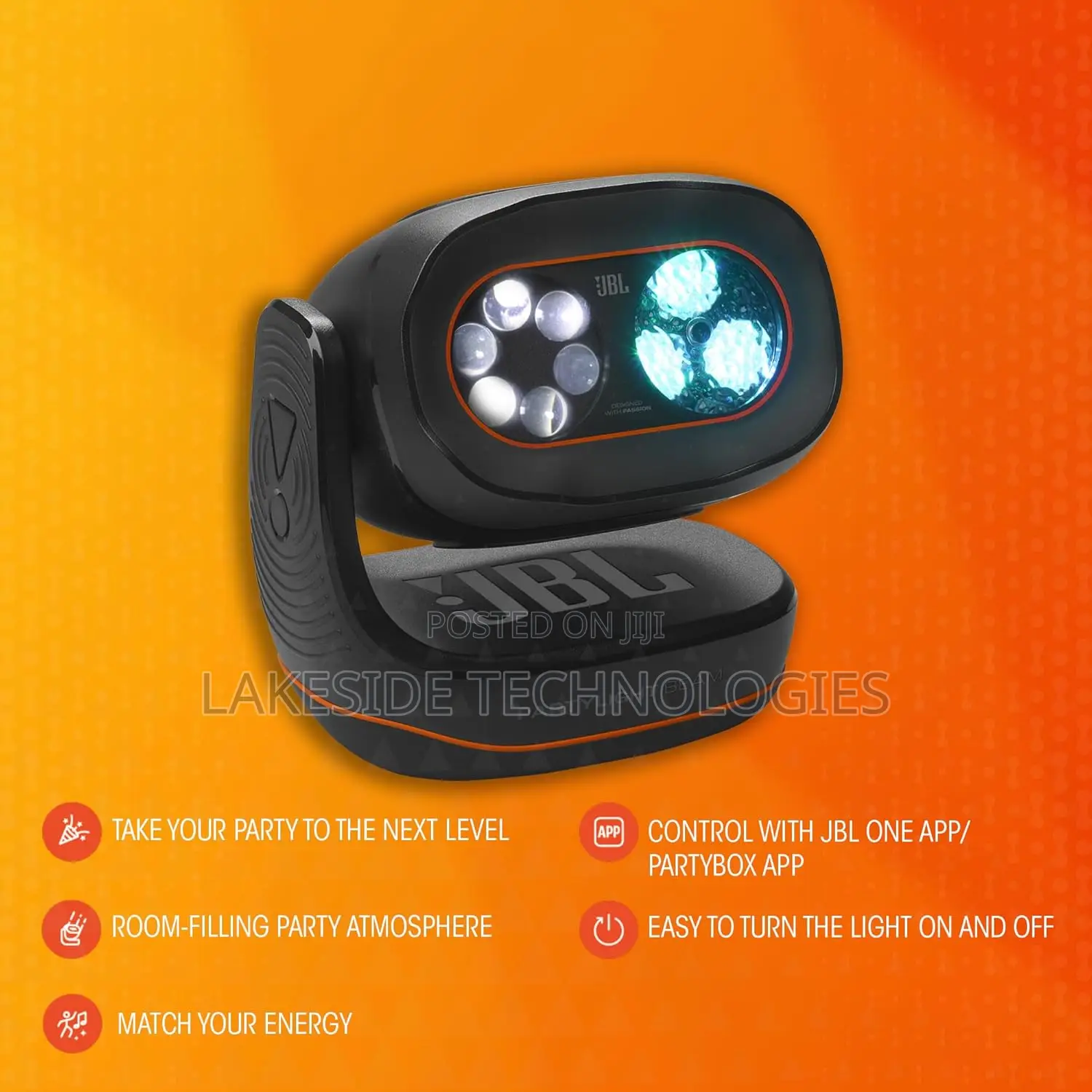 JBL Partylight Beam - Bluetooth Projection Party Light