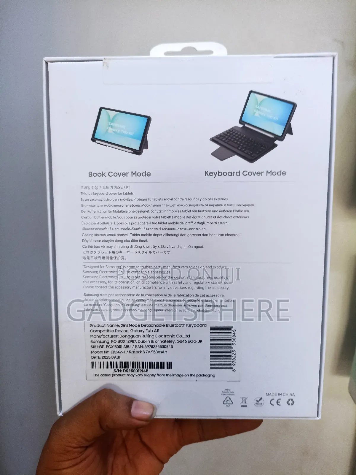 Galaxy Tab A11 Keyboard Pouch