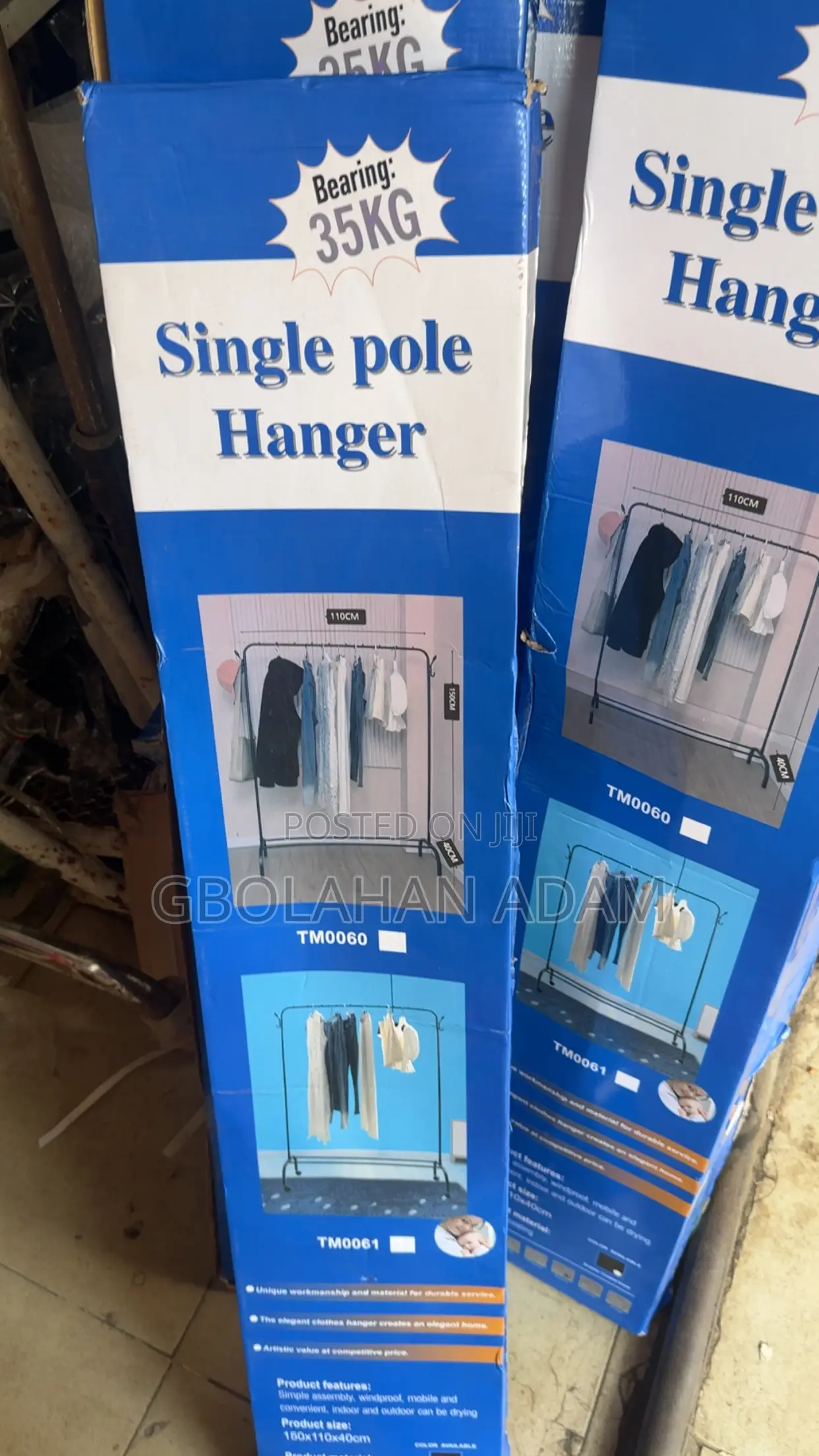 Heavy Duty Double Pole Hanger