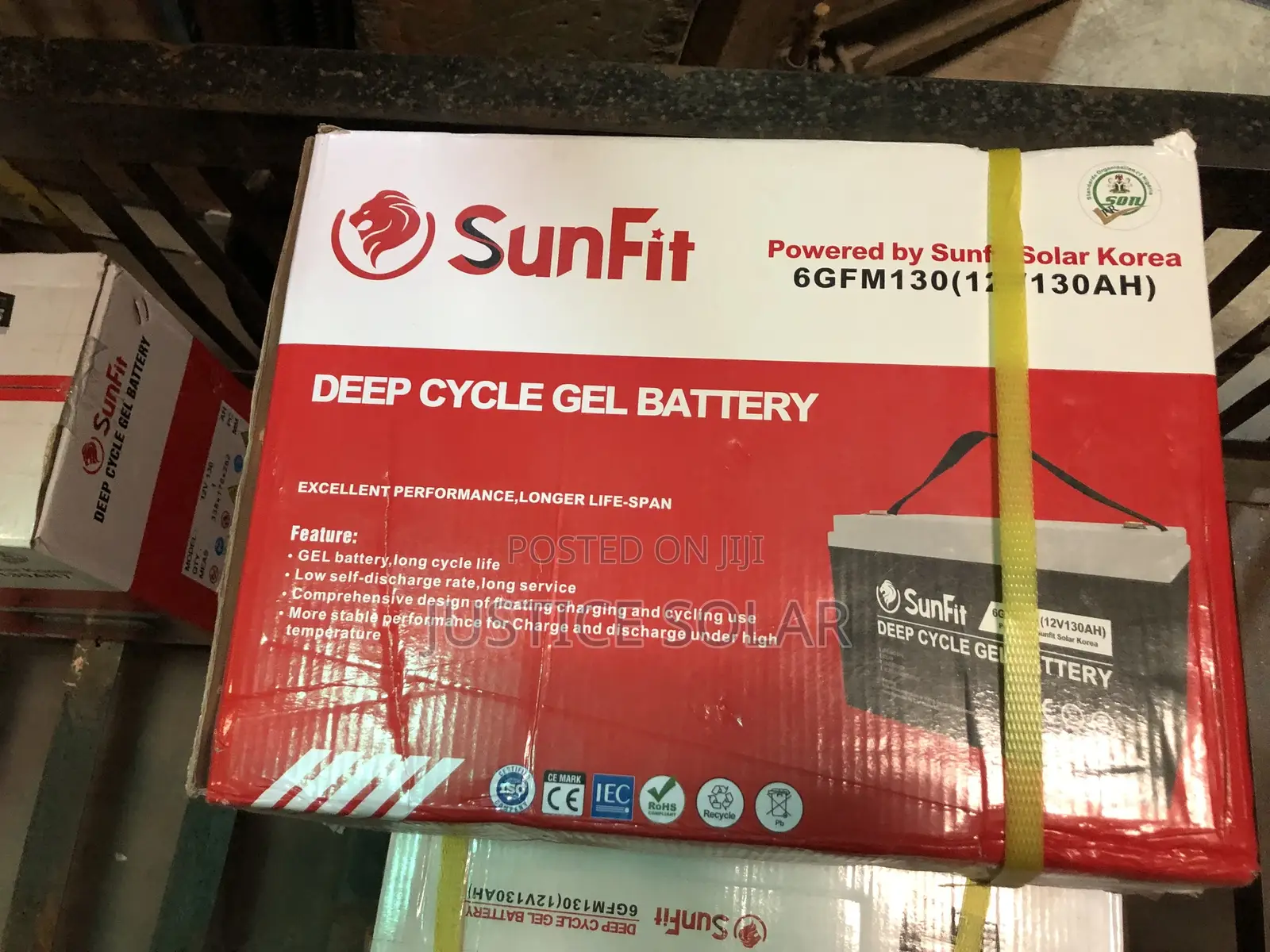 130ah Sunfit Battery