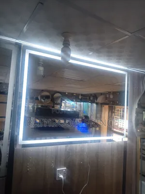 Luxury Led Mirror With Bluetooth Speaker and Clock (120×80cm)