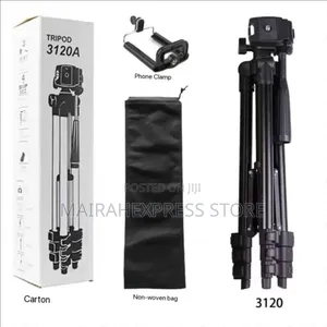 3120a Adjustable Height Portable Camera/Phone Tripod Stand Holder