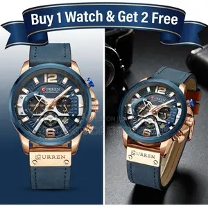 Luxury Within Reach: The "Buy 1 Get 2 Free" Curren Men's Watch