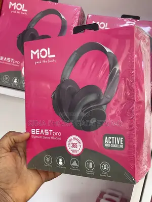 Headphone (Mol Beast Pro Active Noise Cancellation Bluetooth Headset)