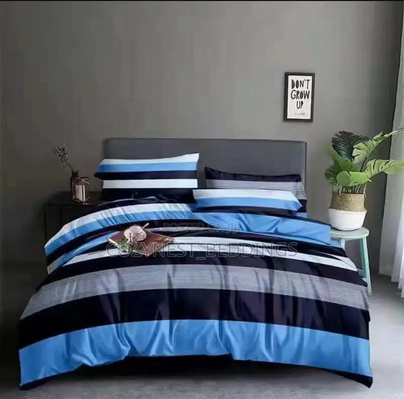 Blue Duvet, Soft Bedsheets Pillowcases