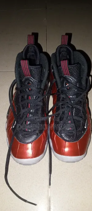 Red and Black Nike Trainers