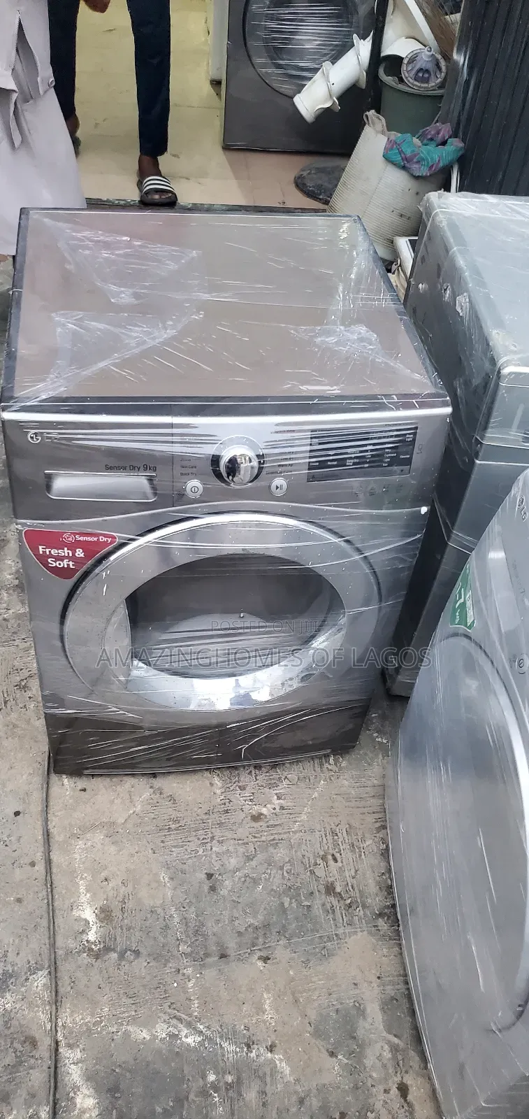 8kg Sensor Dryer Inverter Direct Drive Lg