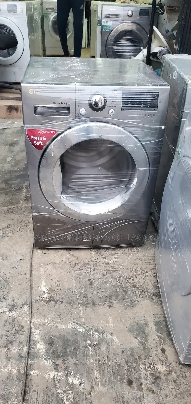 8kg Sensor Dryer Inverter Direct Drive Lg