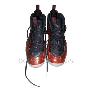 Red and Black Nike Trainers