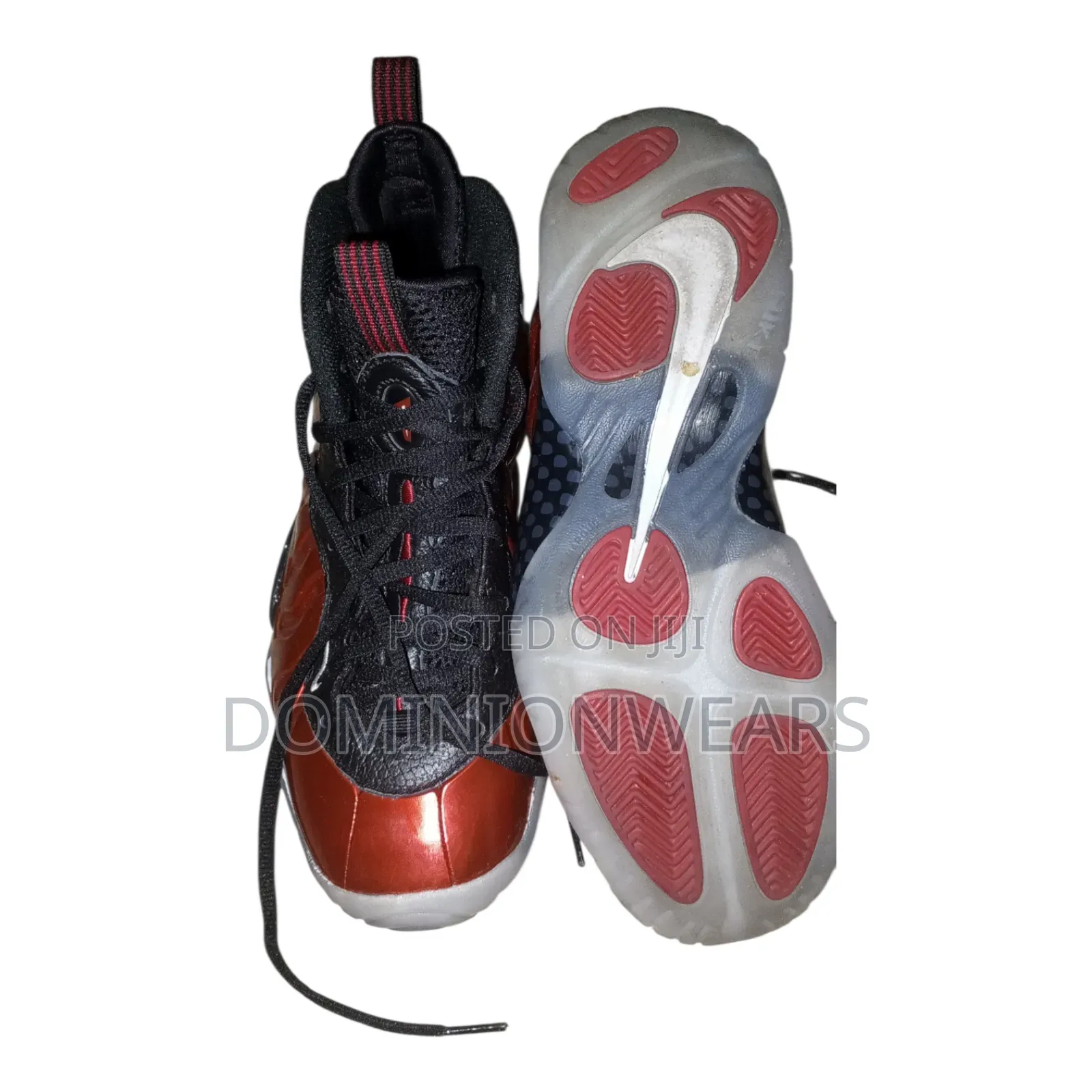 Red and Black Nike Trainers