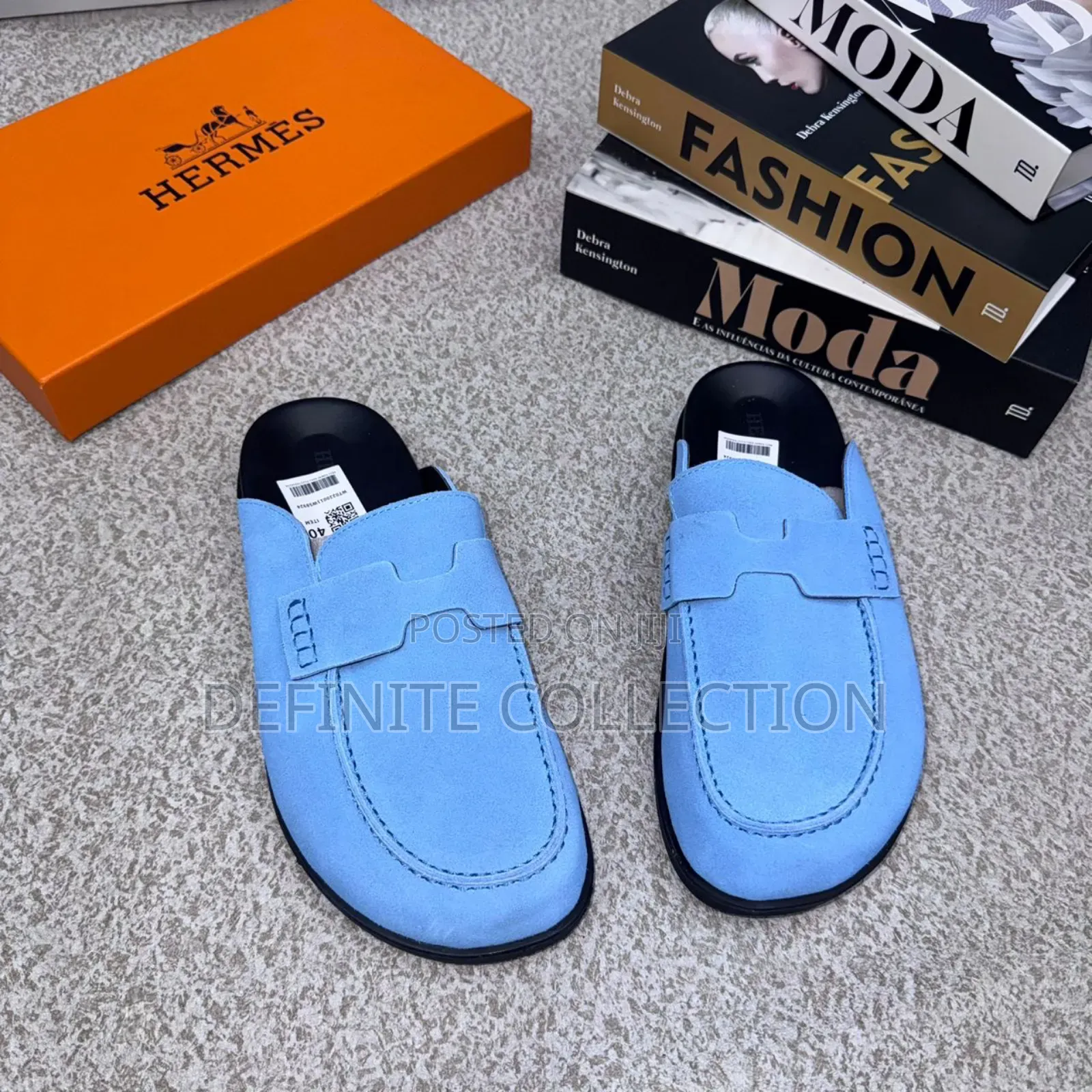 Hermes Suede Mule