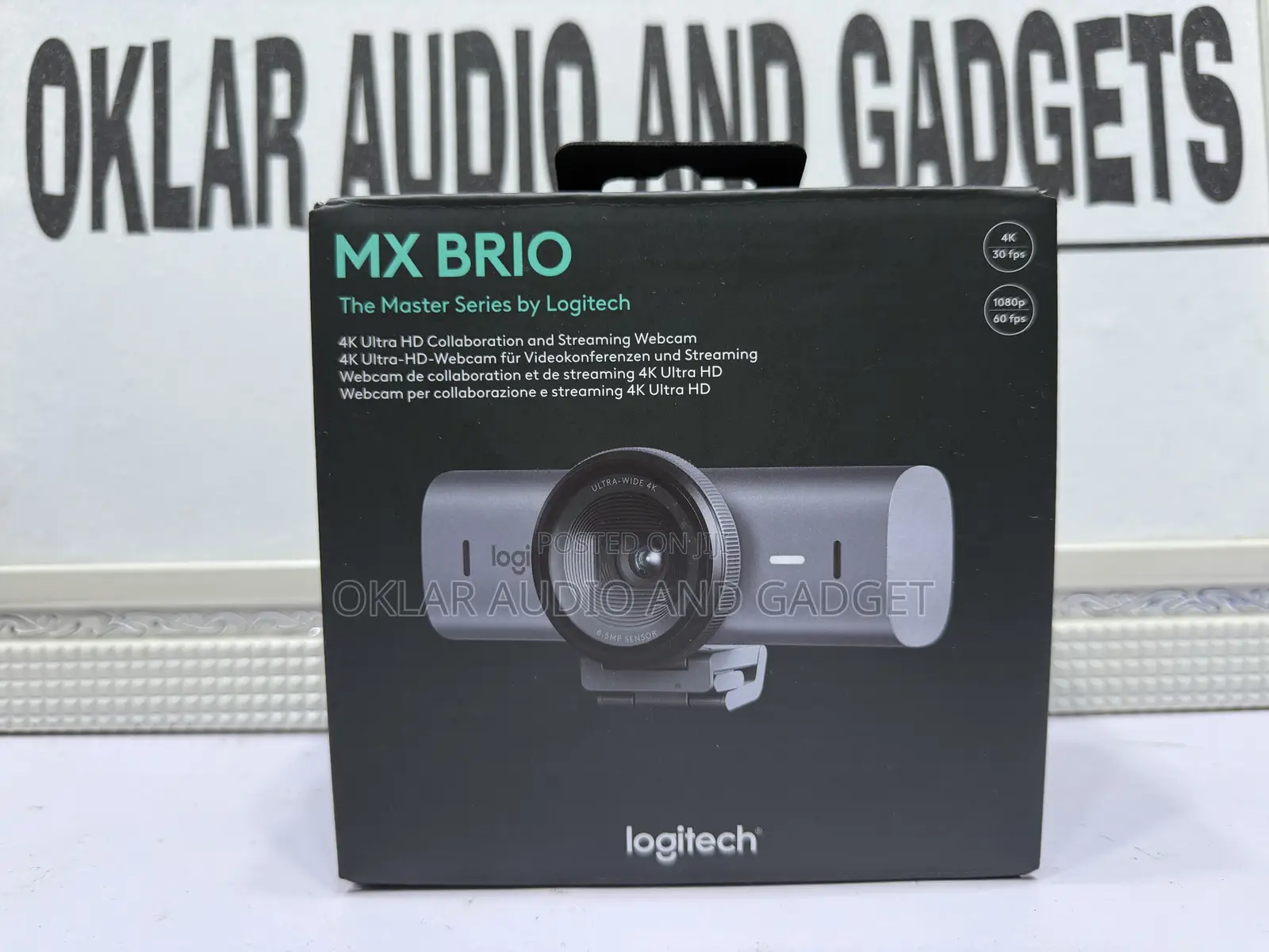 Logitech Mx Brio 4k Ultra Hd Streaming Webcam