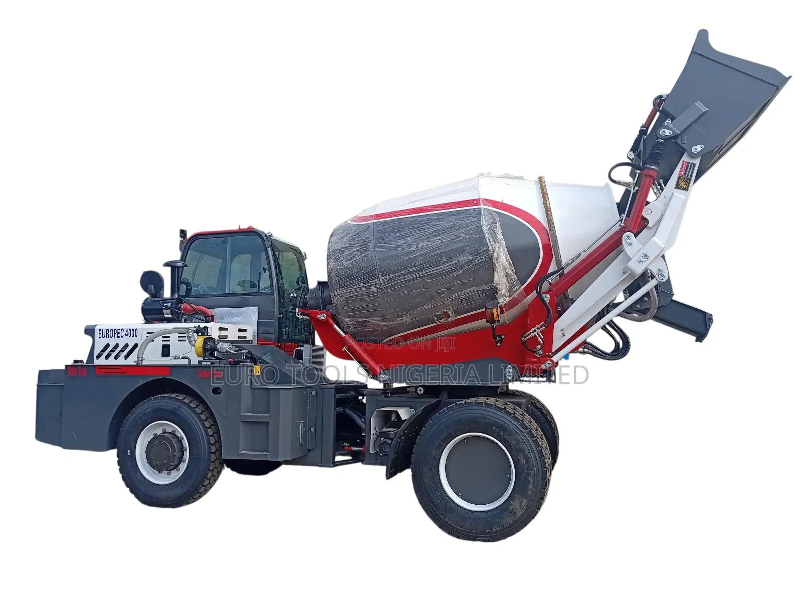 Mobile Self Loading Concrete Mixer 4m3