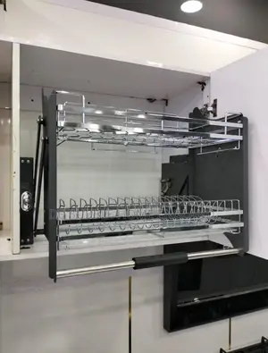 Pull Down Plate Rack