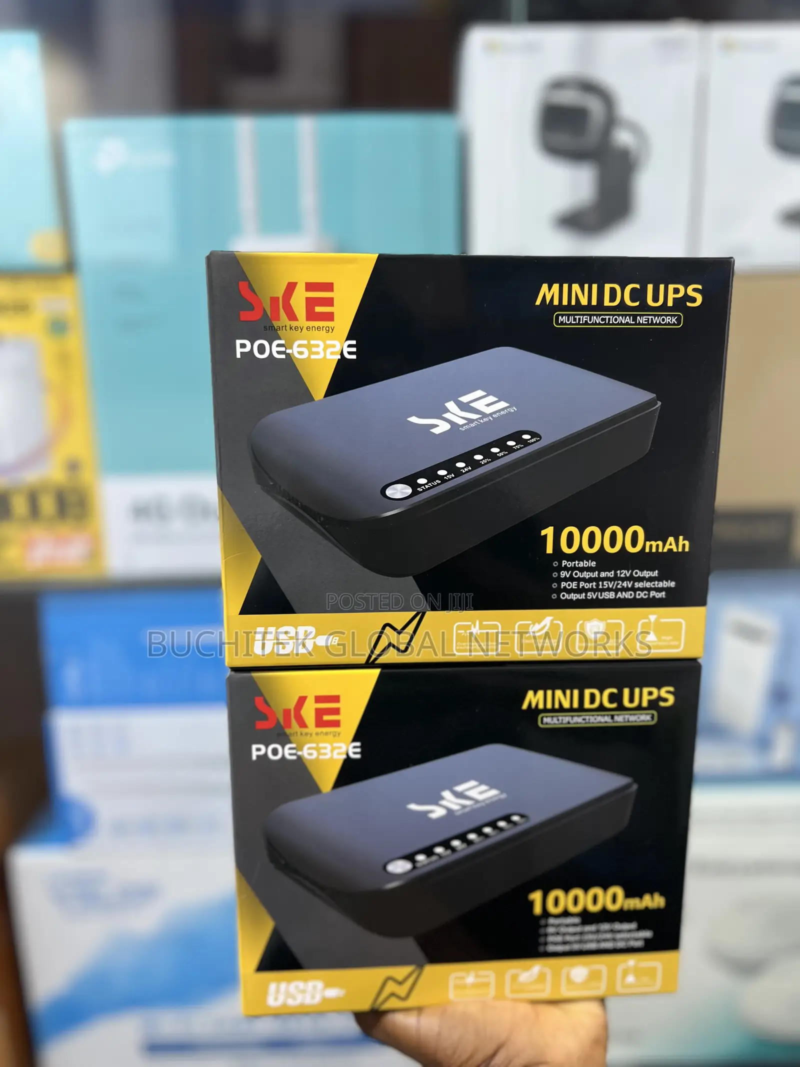 Ske Mini Dc Ups Router Powerbank 10,000mah.
