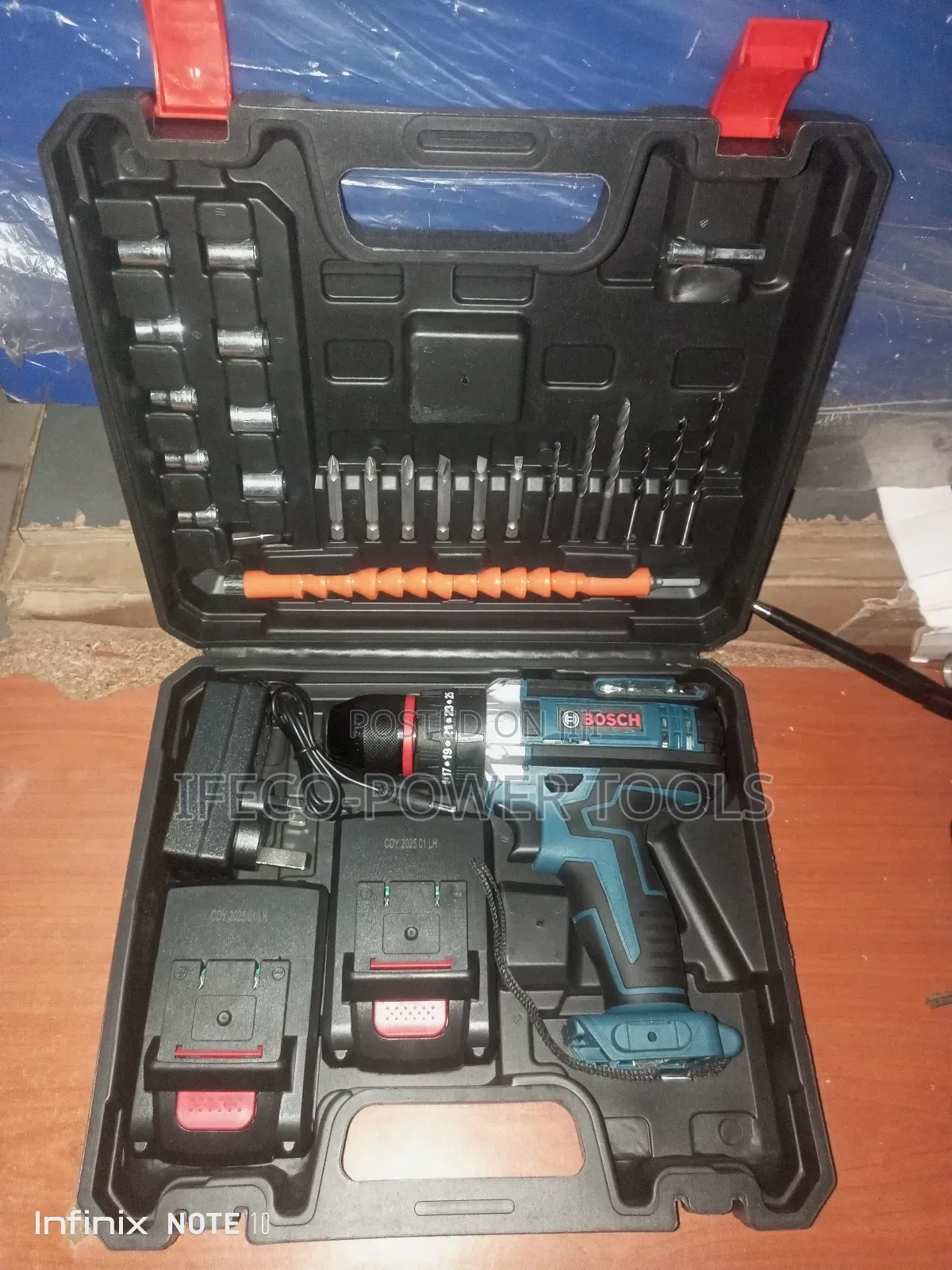 Bosch Cordless Impact Drill Kit, Commonly Marketed as a 48v